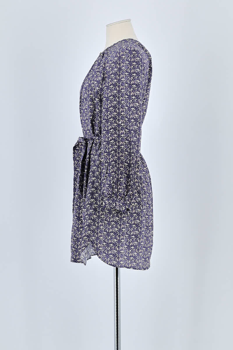 Robe Sessun Violet en Soie