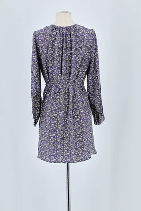 Robe Sessun Violet en Soie