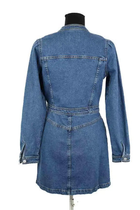 Robe Sézane Alberta Bleu en Coton
