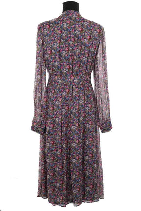 Robe Sézane Alix campagne anglaise Multicolore en Viscose