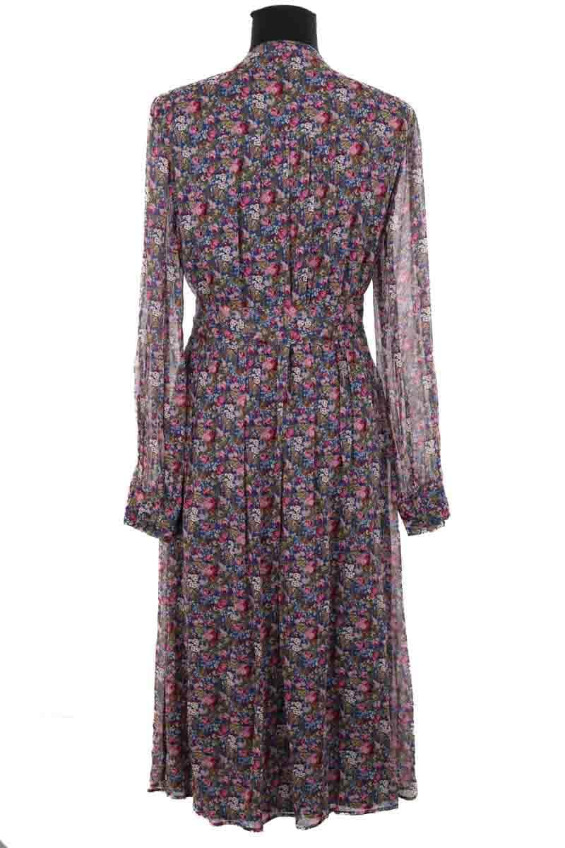 Robe Sézane Alix campagne anglaise Multicolore en Viscose