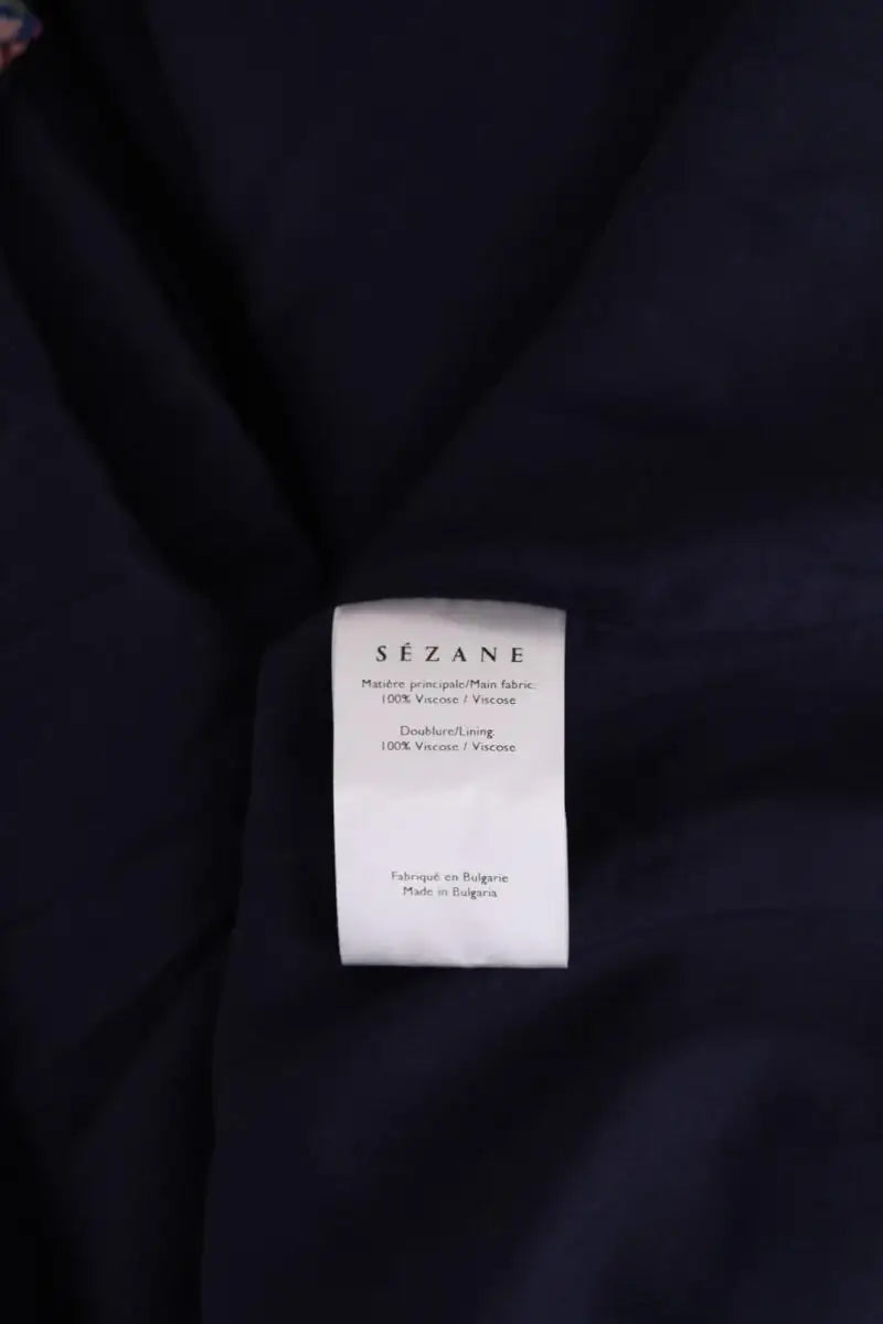 Robe Sézane Alix campagne anglaise Multicolore en Viscose