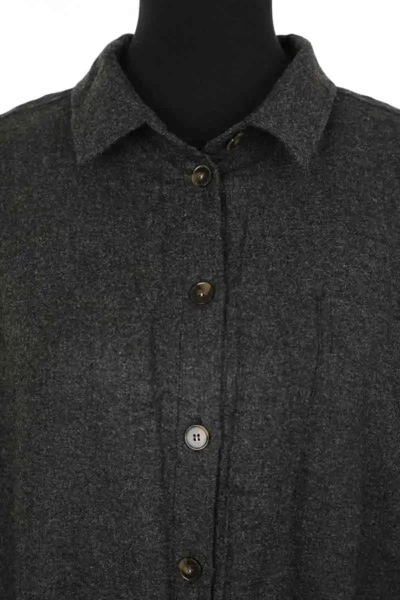 Robe Sézane Anthracite en Viscose