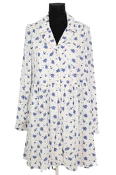 Robe Sézane Aurora Blanc en Viscose, taille L - Seconde Main