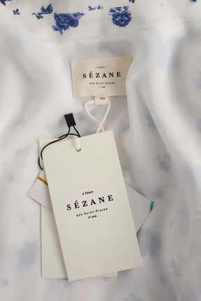 Robe Sézane Aurora Blanc en Viscose