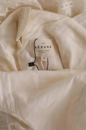 Robe Sézane Beige en Coton