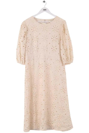 Robe Sézane Beige en Coton, taille XXXL - Seconde Main