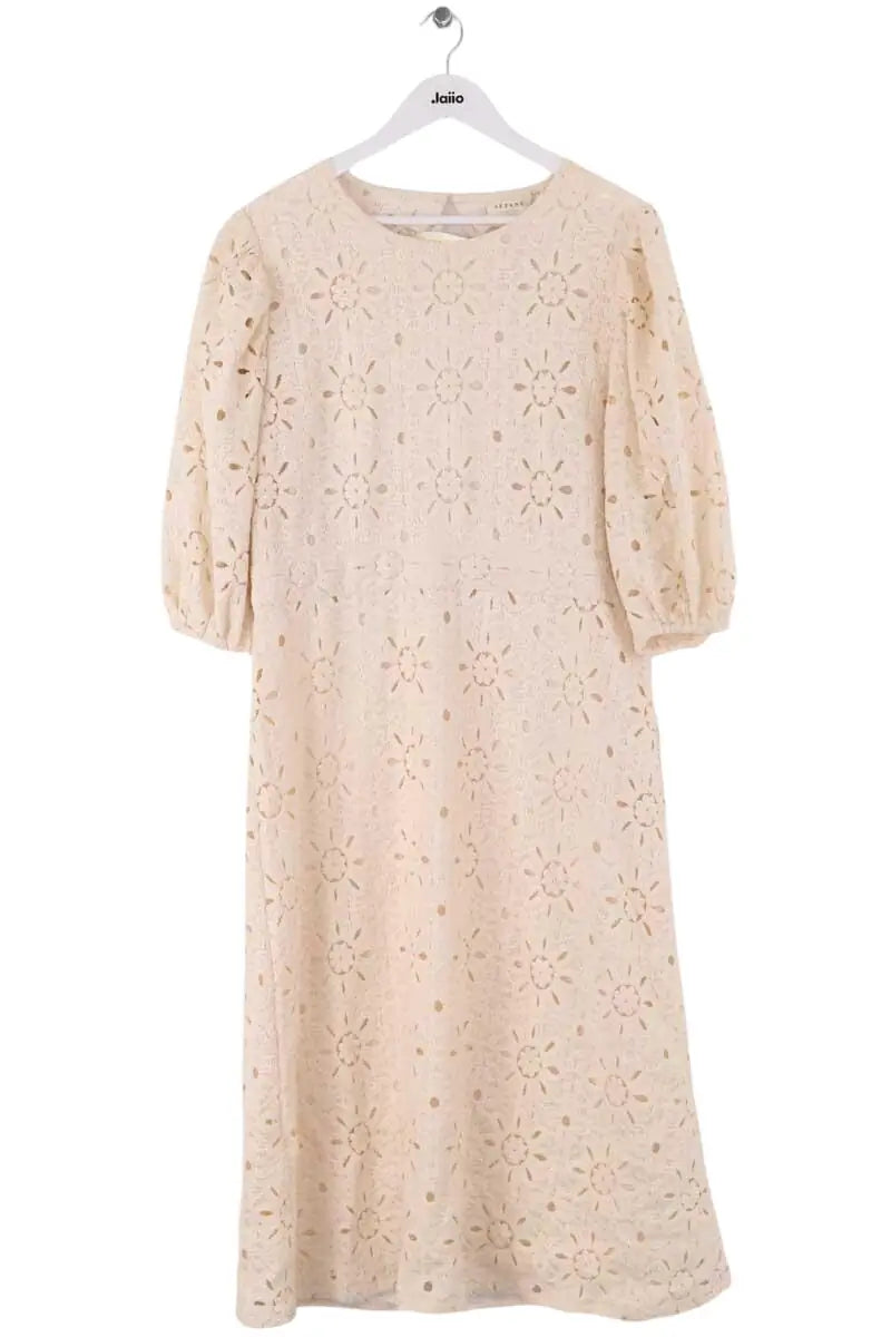 Robe Sézane Beige en Coton, taille XXXL - Seconde Main