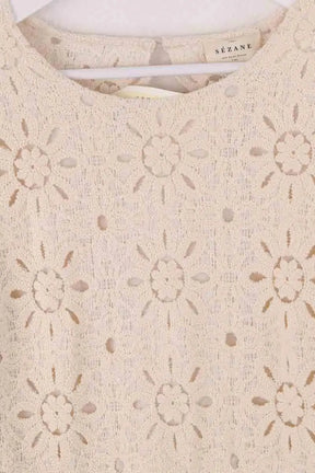 Robe Sézane Beige en Coton