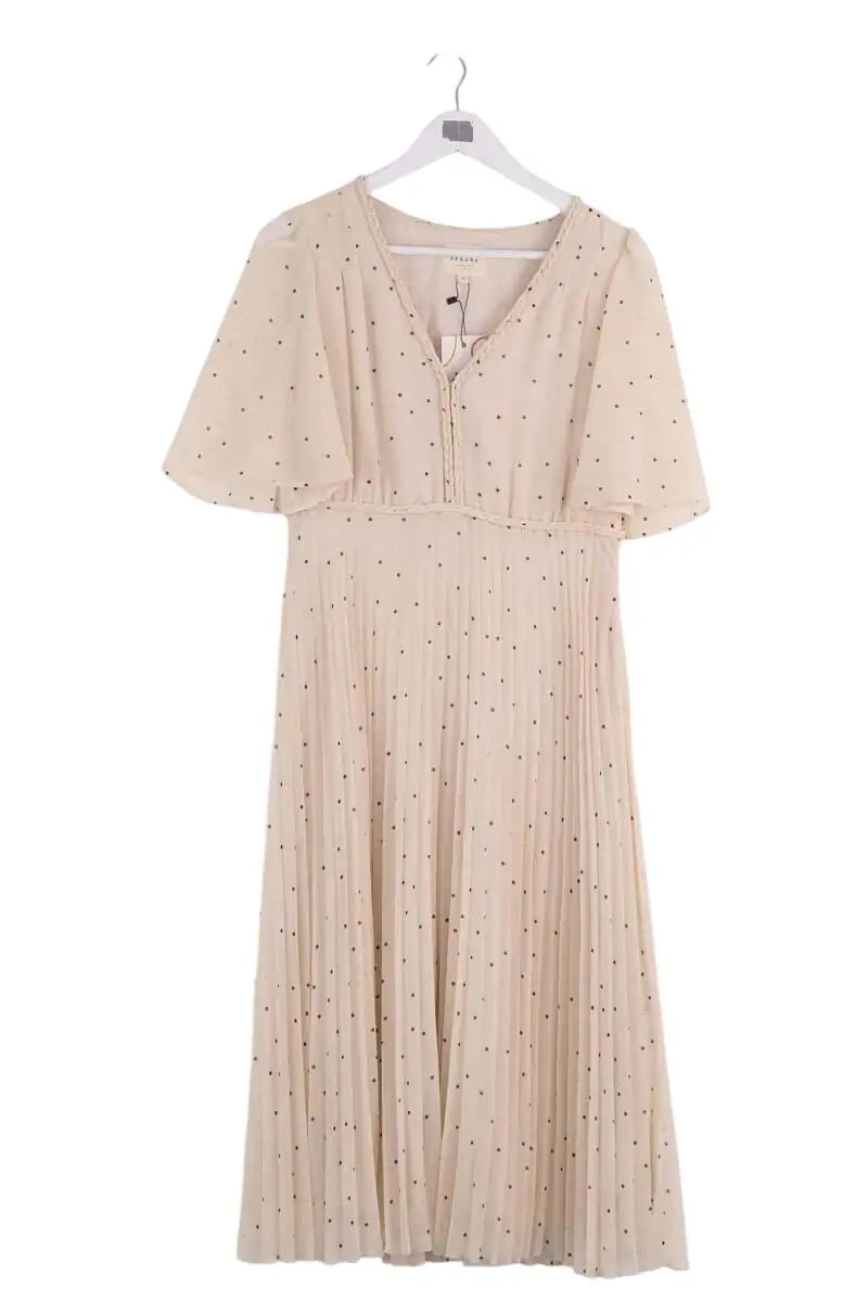 Robe Sézane Beige en Synthétique, taille M - Seconde Main