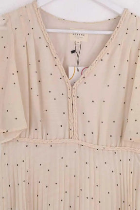 Robe Sézane Beige en Synthétique