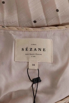 Robe Sézane Beige en Synthétique