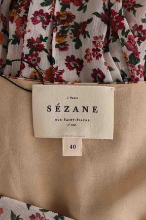 Robe Sézane Beige en Viscose