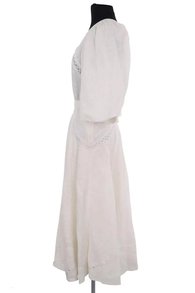 Robe Sézane Blanc en Coton