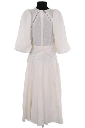 Robe Sézane Blanc en Coton