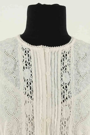 Robe Sézane Blanc en Coton