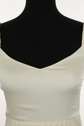Robe Sézane Blanc en Polyester