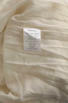 Robe Sézane Blanc en Polyester