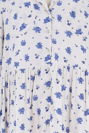 Robe Sézane Blanc en Viscose