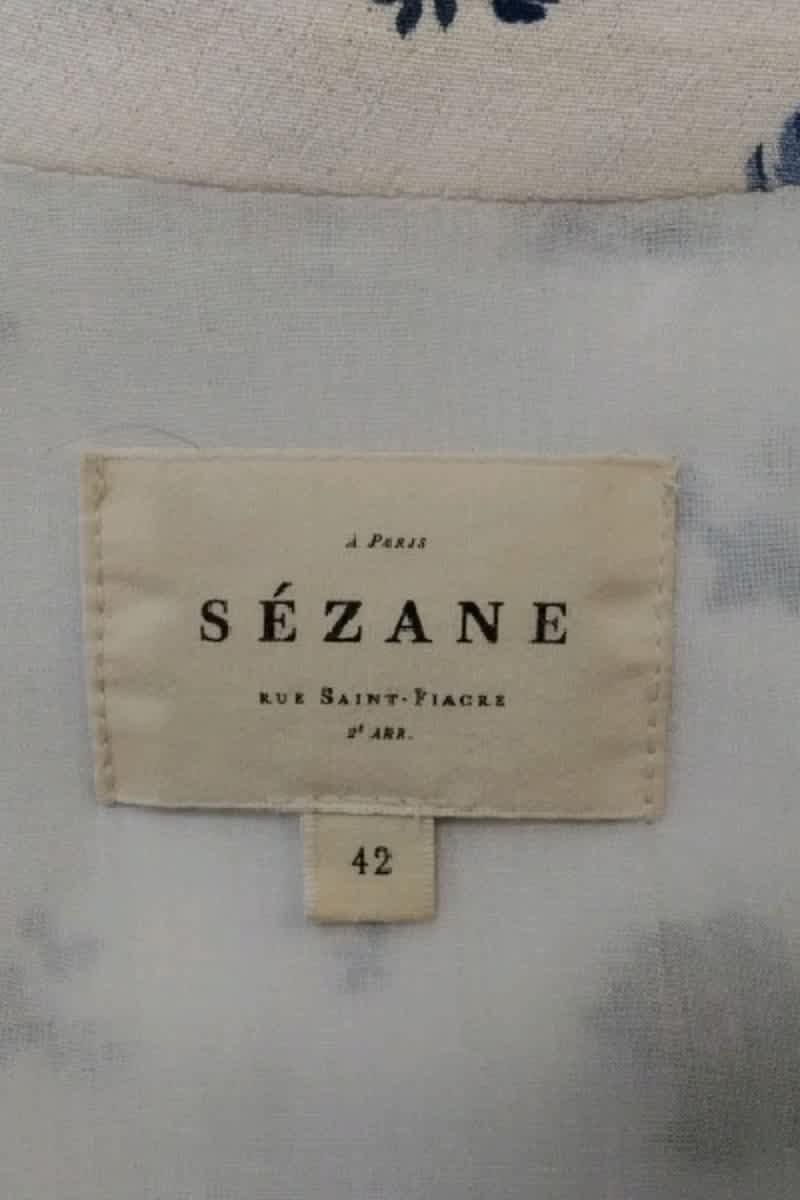 Robe Sézane Blanc en Viscose