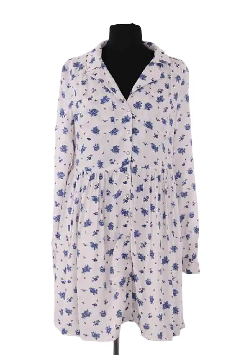 Robe Sézane Blanc en Viscose, taille XS - Seconde Main