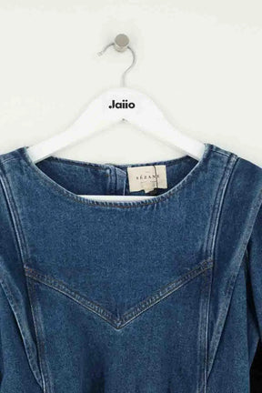 Robe Sézane Bleu en Coton