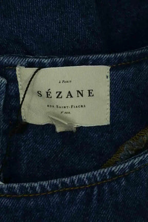 Robe Sézane Bleu en Coton