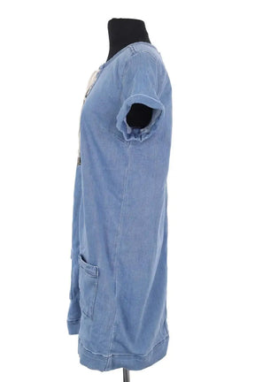 Robe Sézane Bleu en Coton