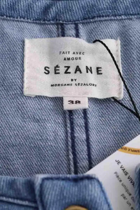 Robe Sézane Bleu en Coton