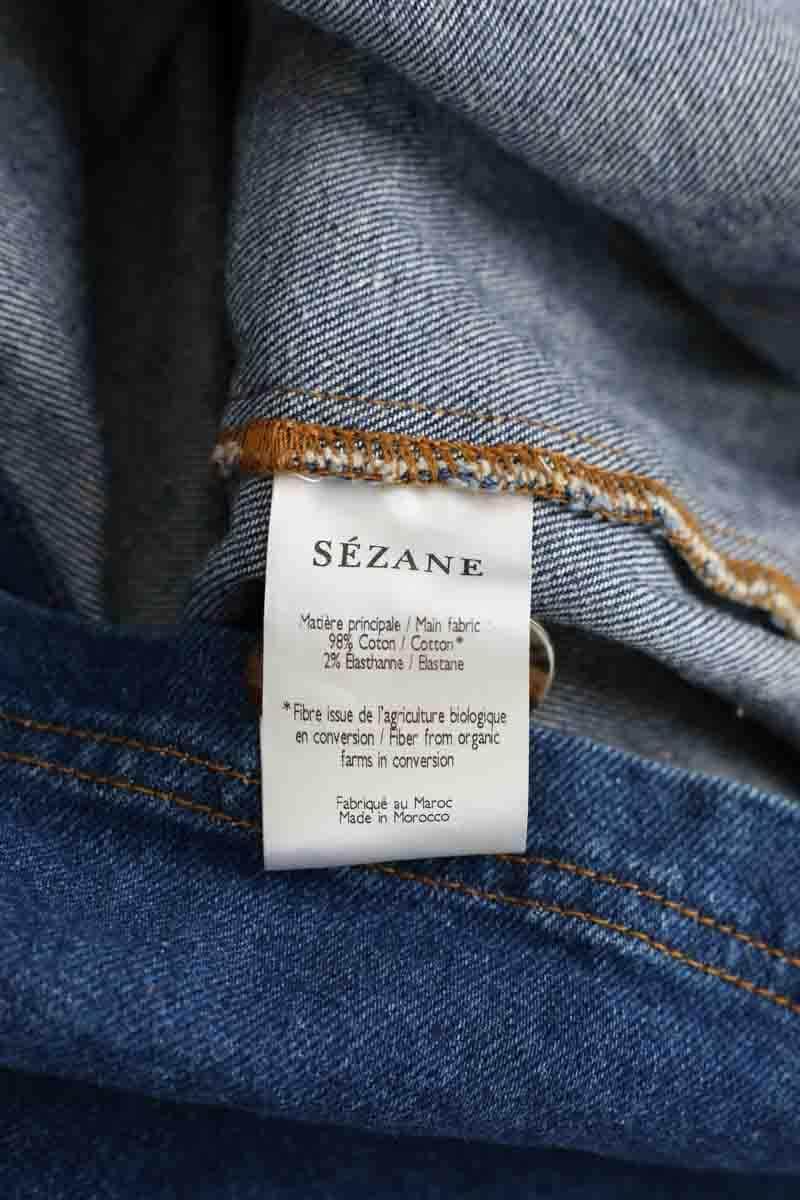 Robe Sézane Bleu en Coton