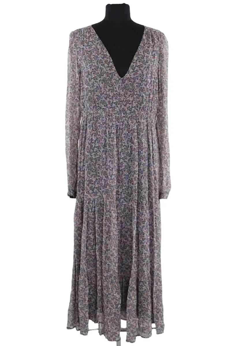 Robe Sézane Bleu en Viscose, taille L - Seconde Main
