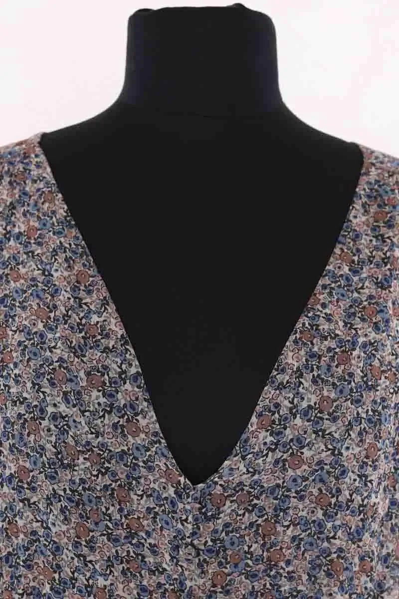 Robe Sézane Bleu en Viscose