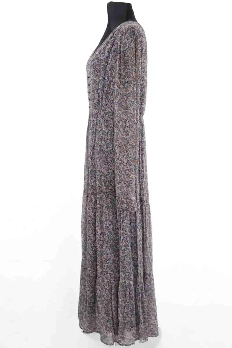 Robe Sézane Bleu en Viscose