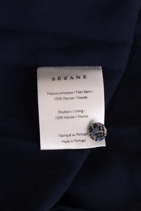 Robe Sézane Bleu en Viscose