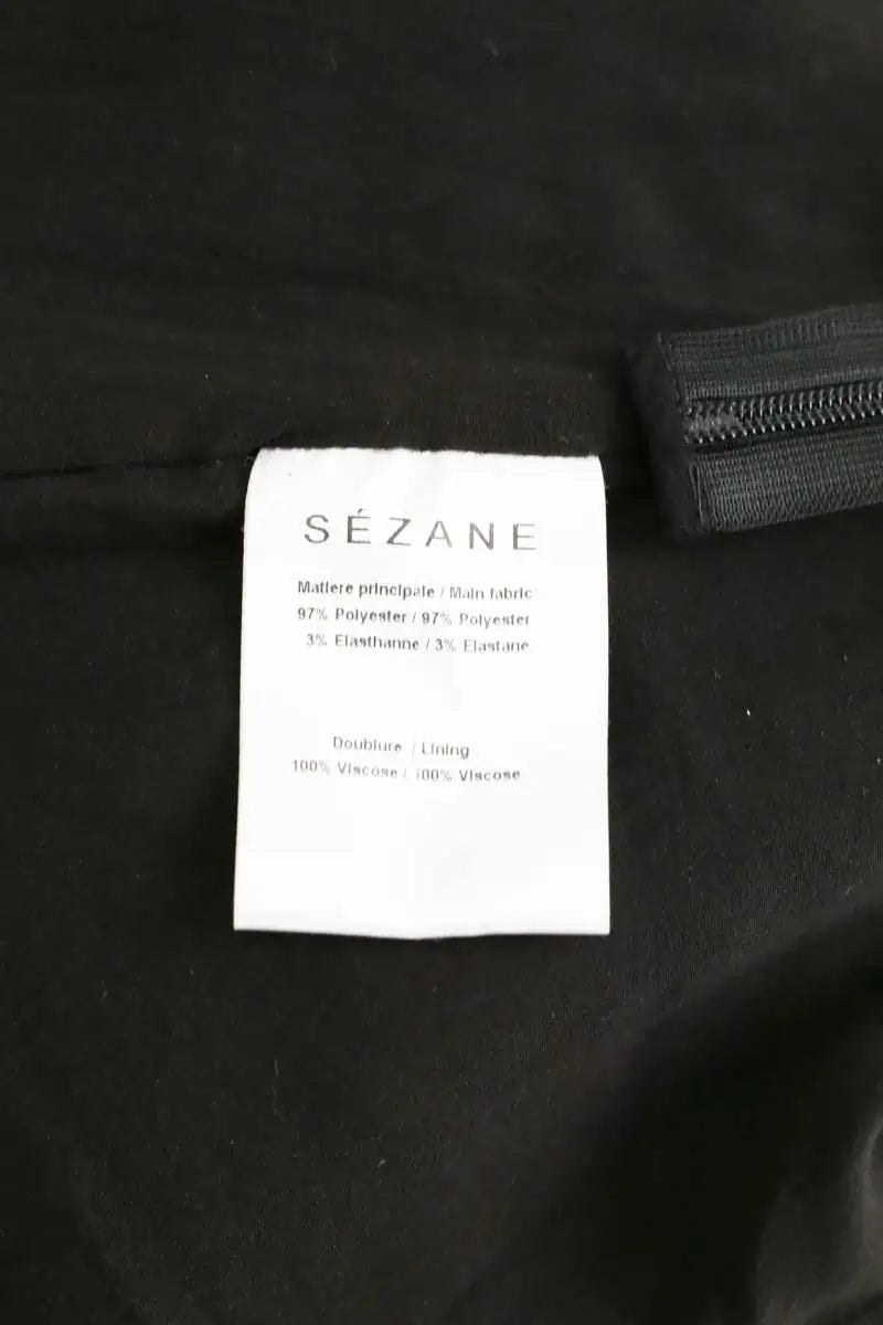 Robe Sézane Bleu en Viscose