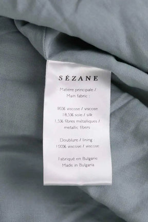 Robe Sézane Bleu en Viscose