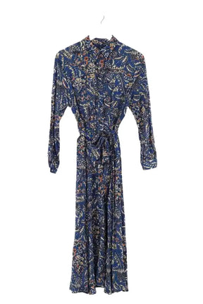 Robe Sézane Bleu en Viscose, taille S - Seconde Main