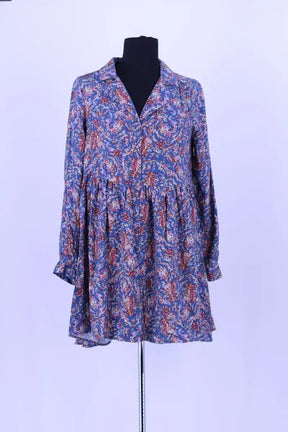 Robe Sézane Bleu en Viscose