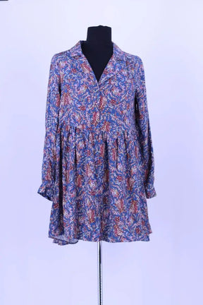 Robe Sézane Bleu en Viscose
