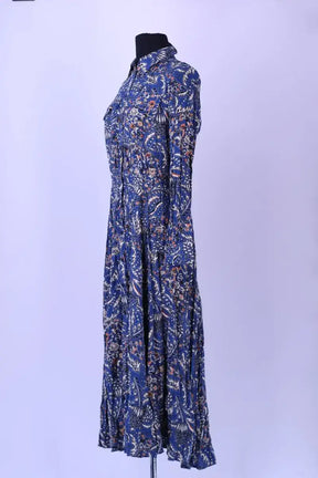 Robe Sézane Bleu en Viscose