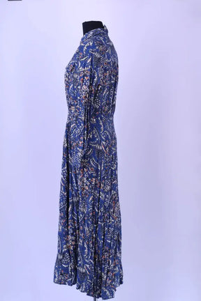 Robe Sézane Bleu en Viscose