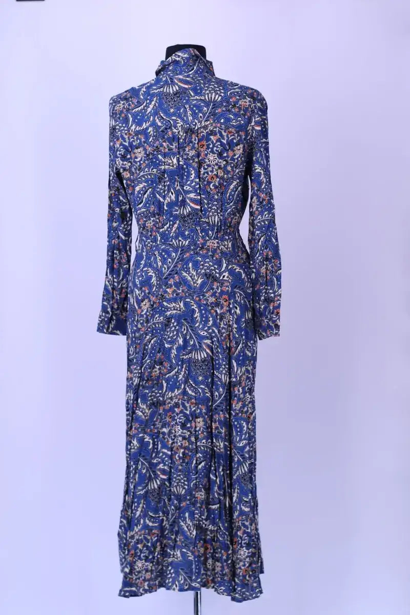 Robe Sézane Bleu en Viscose