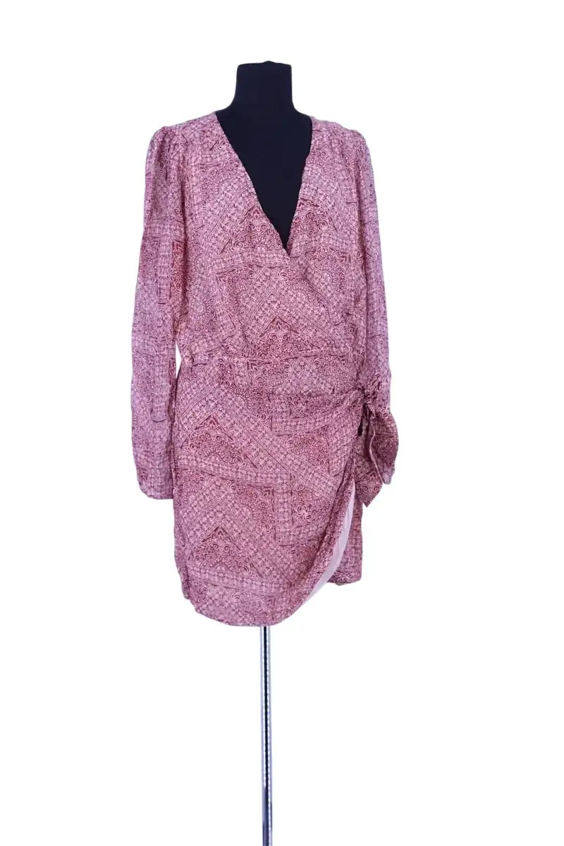 Robe Sézane Bordeaux en Viscose, taille XXL - Seconde Main