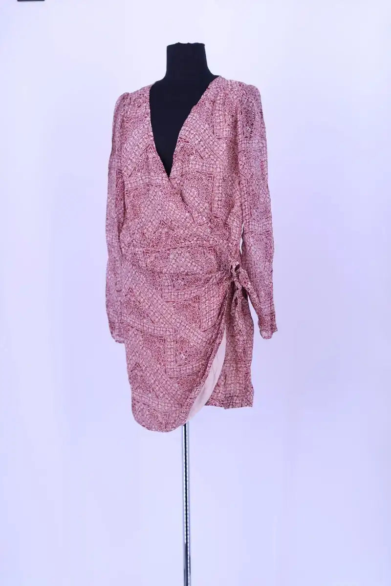 Robe Sézane Bordeaux en Viscose