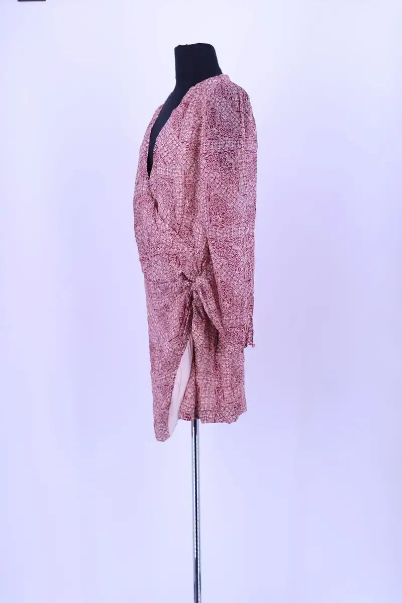 Robe Sézane Bordeaux en Viscose