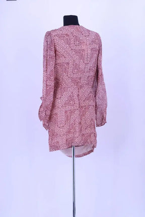 Robe Sézane Bordeaux en Viscose