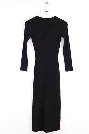 Robe Sézane Charlie Noir en Viscose