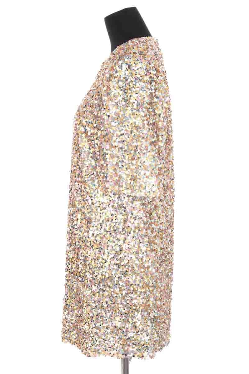 Robe Sézane Doré en Paillettes