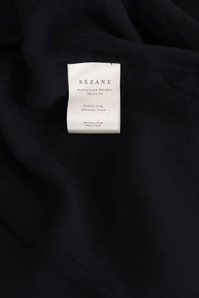 Robe Sézane Elsa print gros pois Noir en Soie