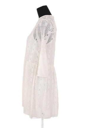 Robe Sézane Eva Ecru en Coton
